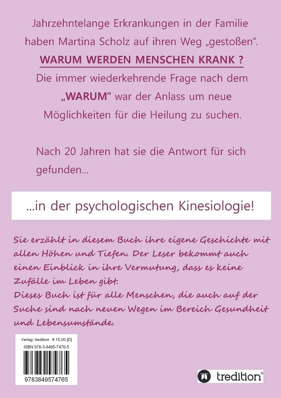 Rückseite: 9783849574765 | Zwischen Ingwertee und Knie OP | Martina Scholz | Taschenbuch | 148 S.