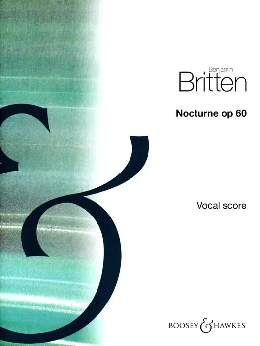 Cover: 9790060014765 | Nocturne Op.60 | Benjamin Britten | Buch | Boosey and Hawkes