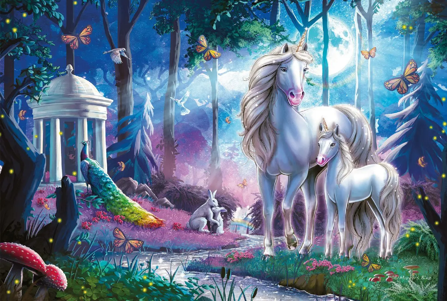 Bild: 4001504564865 | Einhornstute mit Fohlen | Spiel | Schachtel | 56486 | Deutsch | 2024