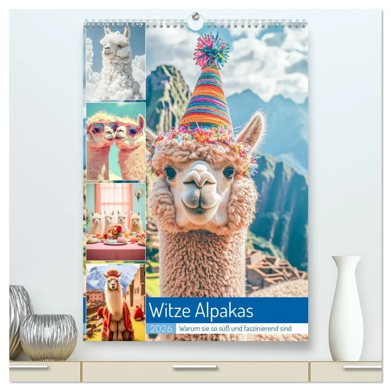Cover: 9783457284865 | Witzige Alpakas (hochwertiger Premium Wandkalender 2026 DIN A2...