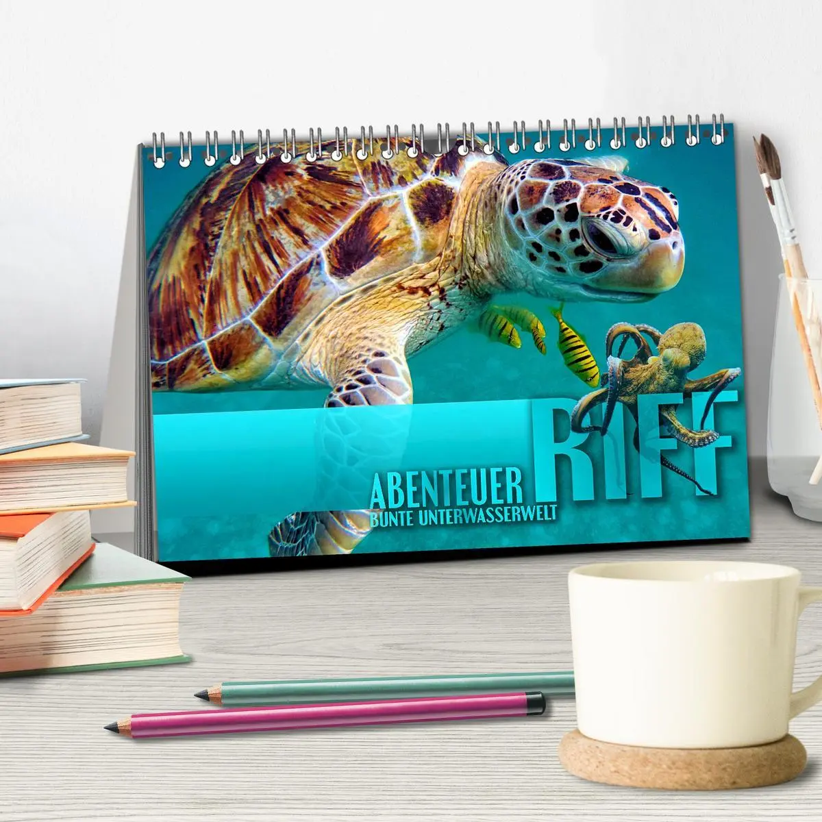 Bild: 9783457594865 | Abenteuer Riff - bunte Unterwasserwelt (Tischkalender 2026 DIN A5...