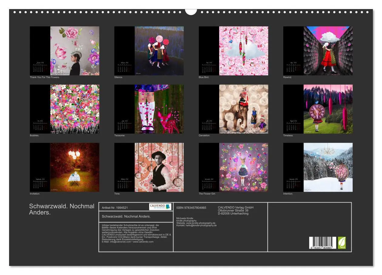 Bild: 9783457804865 | Schwarzwald. Nochmal Anders. (Wandkalender 2026 DIN A2 quer),...
