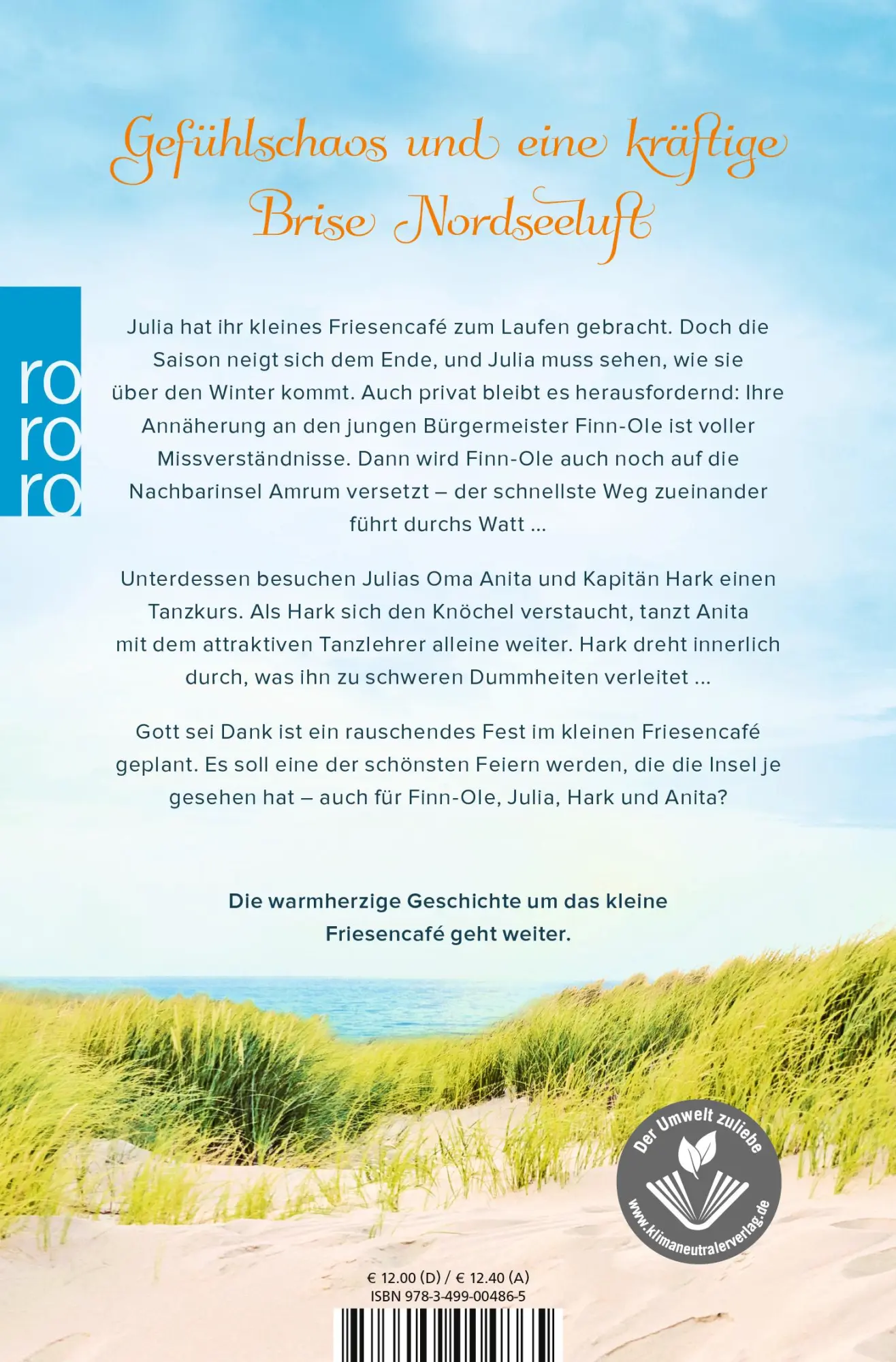 Rückseite: 9783499004865 | Ein Fest im kleinen Friesencafé | Ein Inselroman | Janne Mommsen