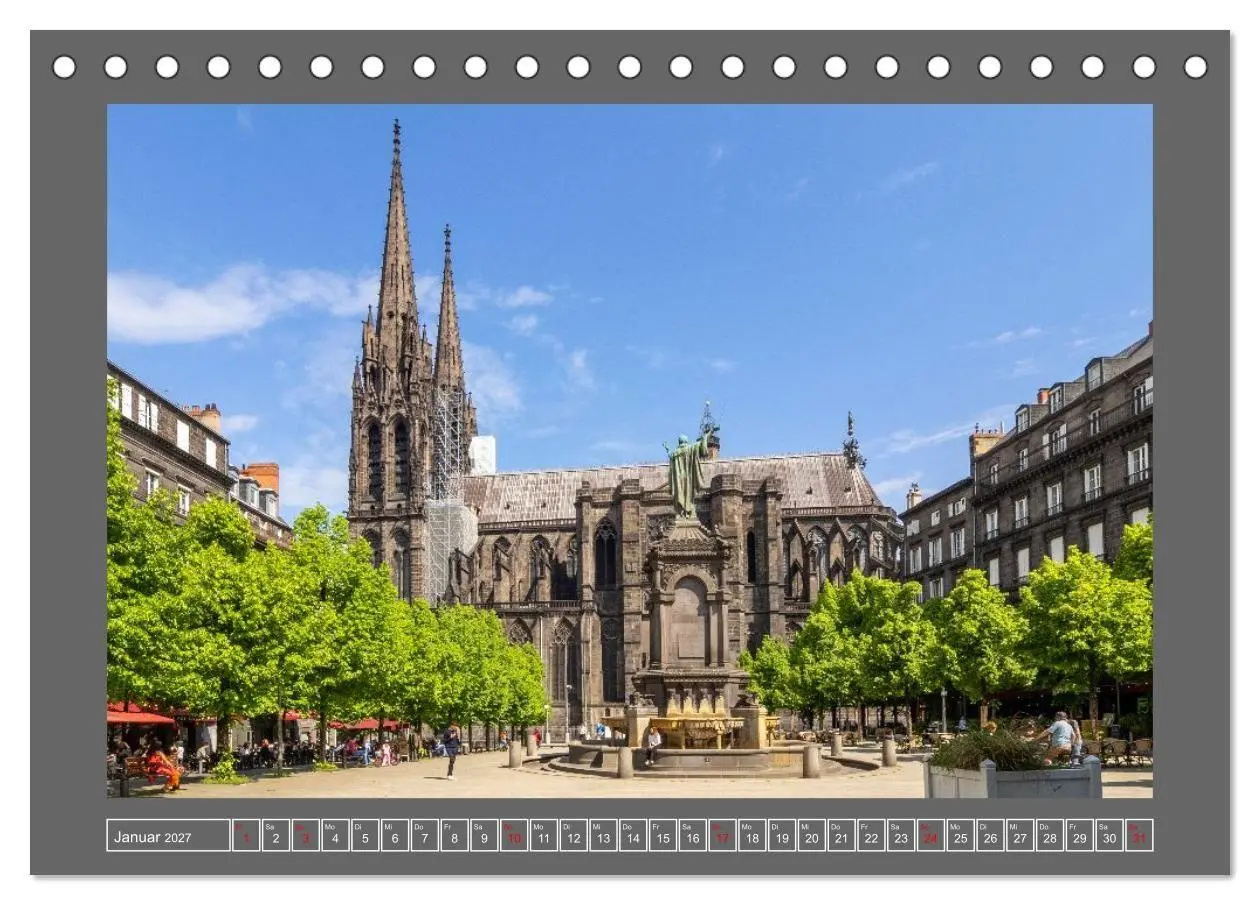 Bild: 9783594284865 | Clermont-Ferrand (Tischkalender 2027 DIN A5 quer), CALVENDO...