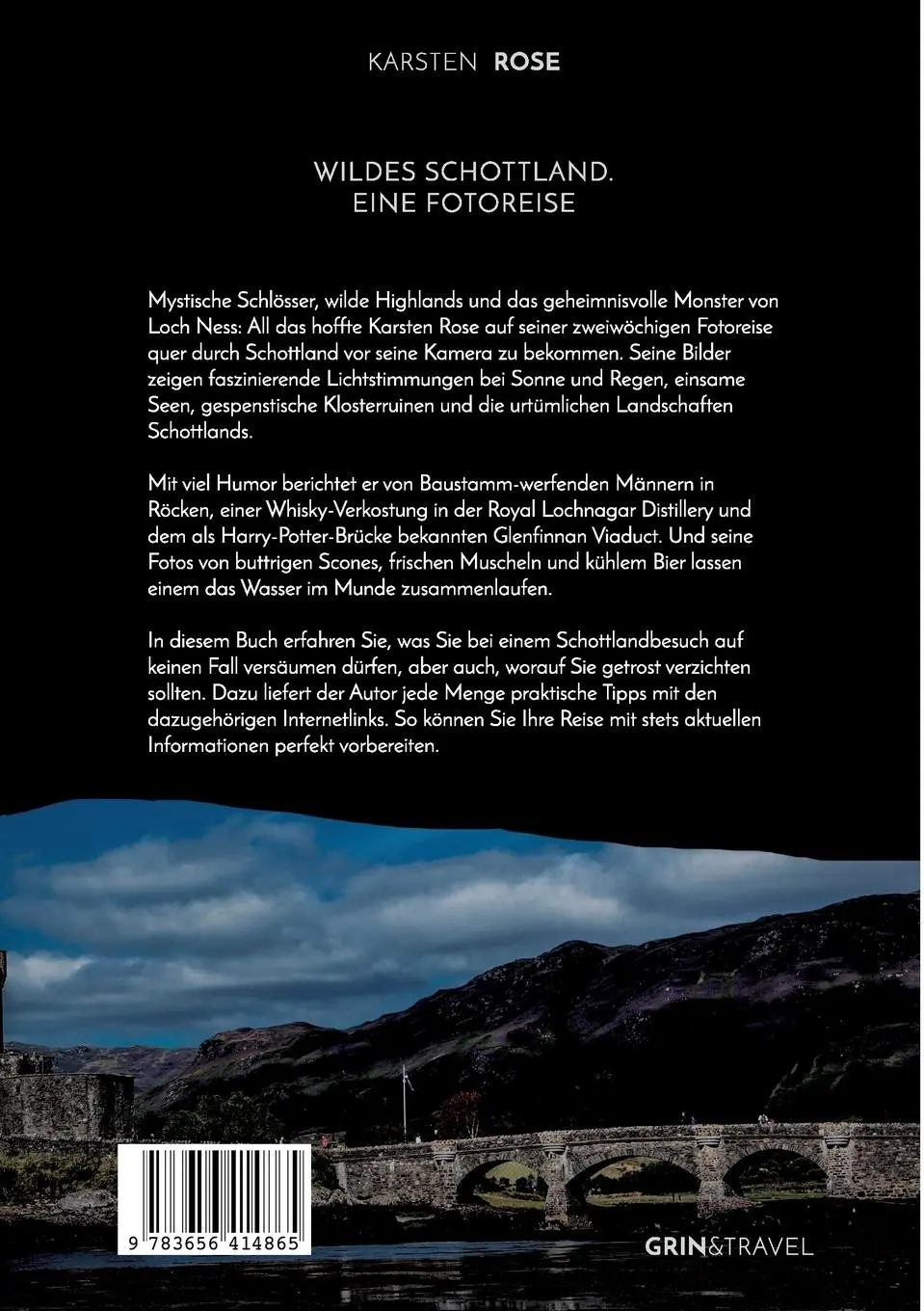 Rückseite: 9783656414865 | Wildes Schottland. Eine Fotoreise | Karsten Rose | Taschenbuch | 2013