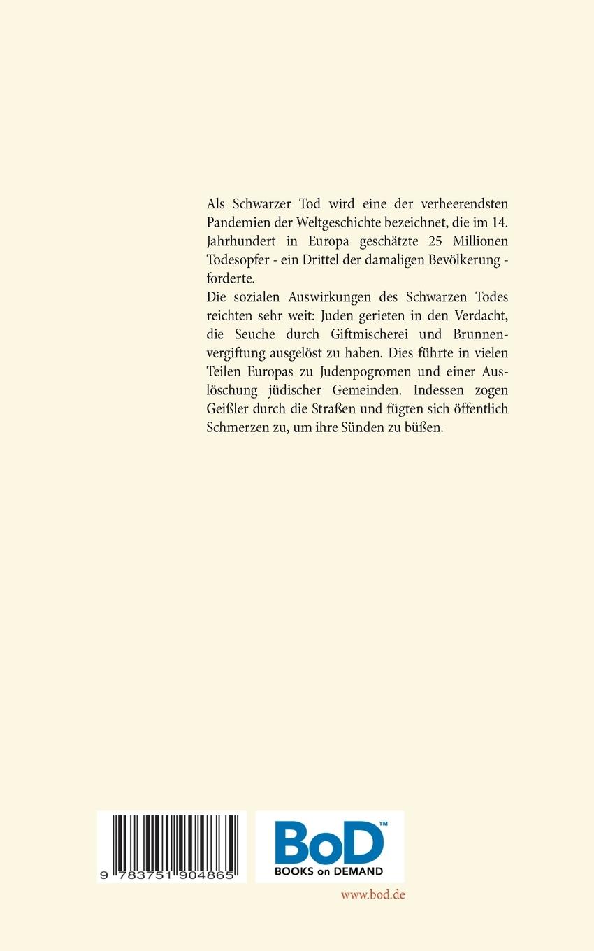 Rückseite: 9783751904865 | Das große Gericht: Die Herrschaft des schwarzen Todes in Europa...