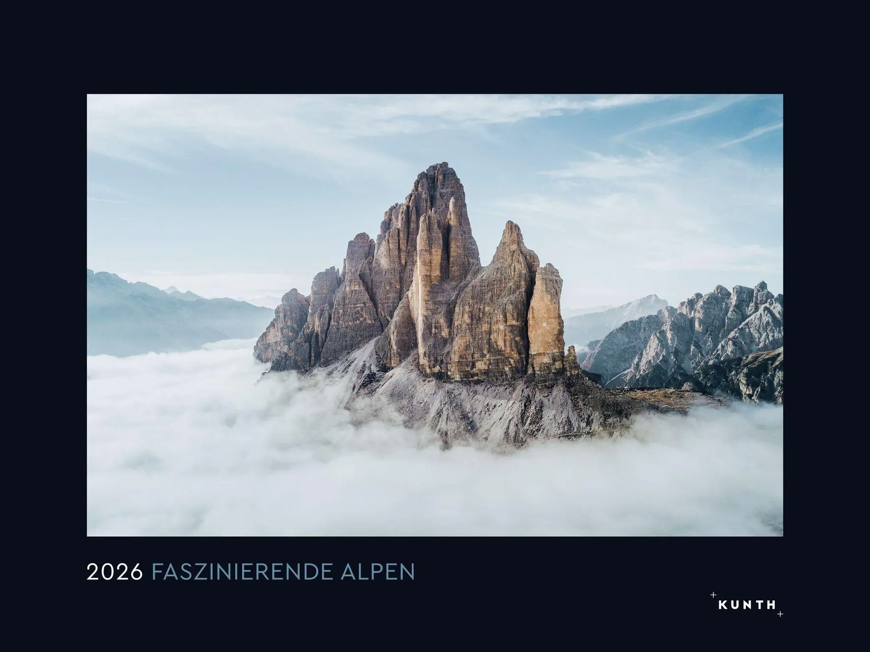 Cover: 9783965914865 | Faszinierende Alpen - KUNTH Wandkalender 2026 | Kalender | 14 S.