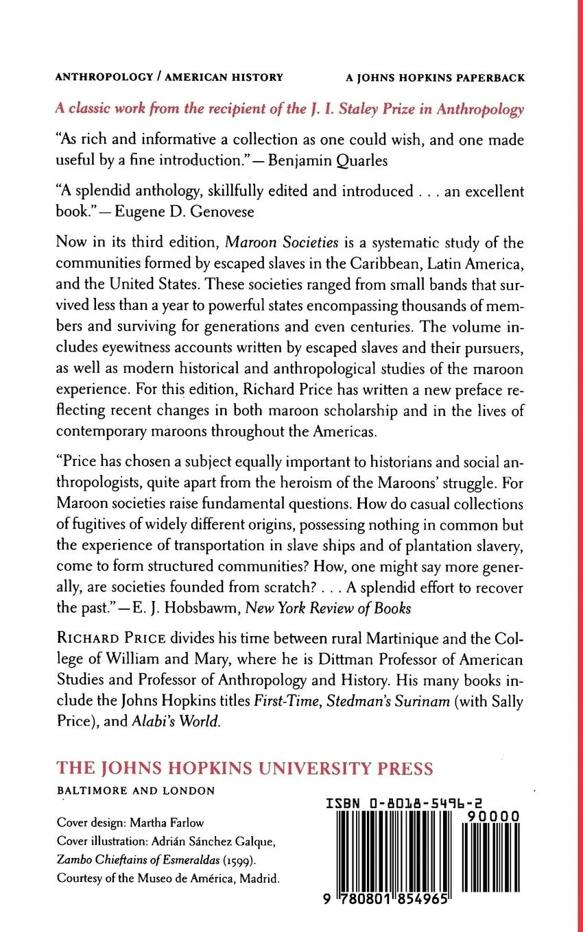 Rückseite: 9780801854965 | Maroon Societies | Rebel Slave Communities in the Americas | Buch