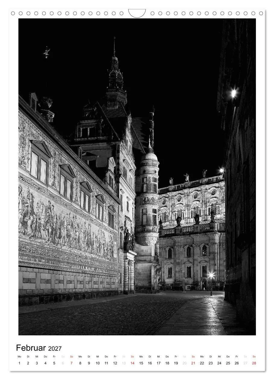 Bild: 9783594104965 | Dresden Traumstadt in Schwarz-Weiß (Wandkalender 2027 DIN A3 hoch),...