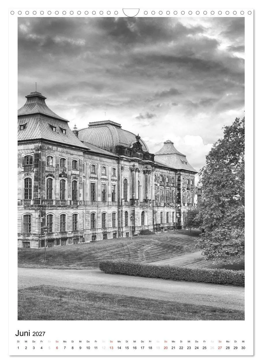 Bild: 9783594104965 | Dresden Traumstadt in Schwarz-Weiß (Wandkalender 2027 DIN A3 hoch),...