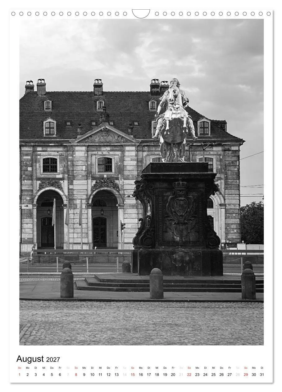 Bild: 9783594104965 | Dresden Traumstadt in Schwarz-Weiß (Wandkalender 2027 DIN A3 hoch),...