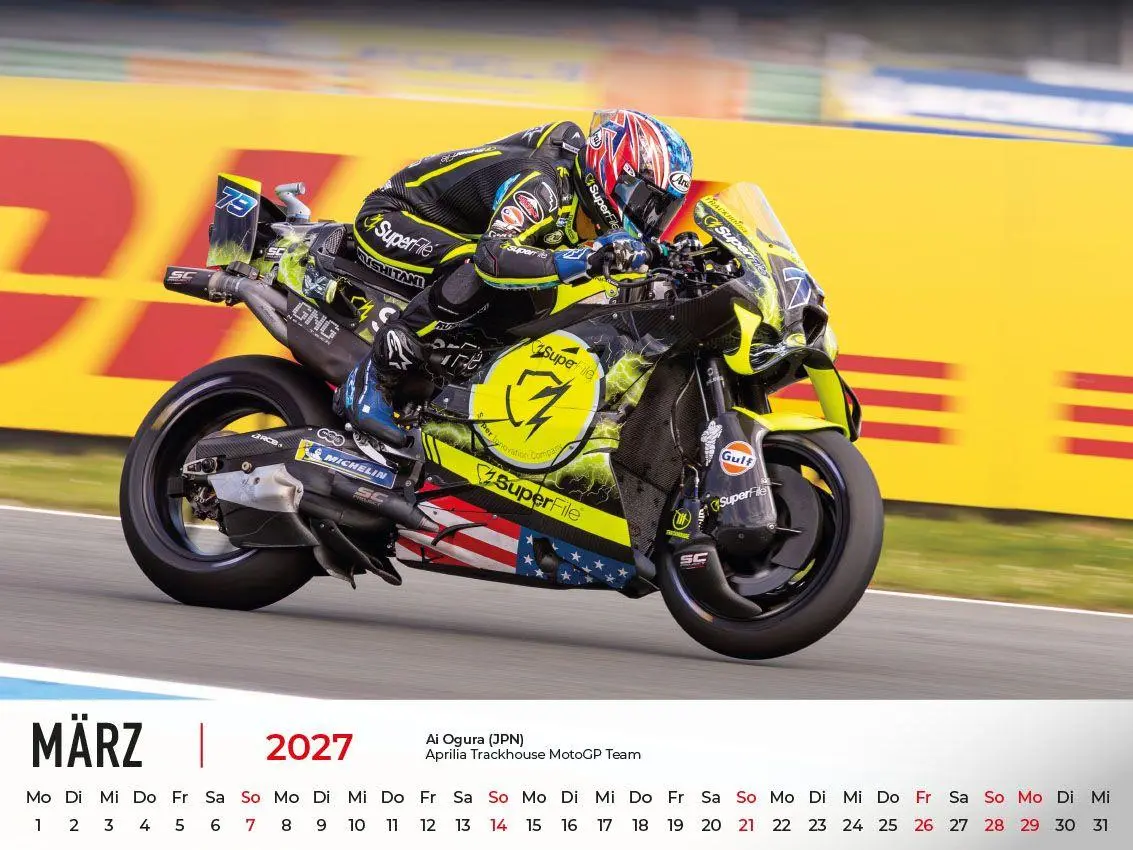 Bild: 9783948794965 | Motorrad Grand Prix Kalender 2027 | Frank Pommer | Kalender | Deutsch