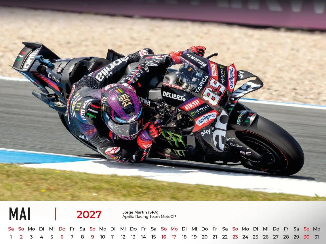 Bild: 9783948794965 | Motorrad Grand Prix Kalender 2027 | Frank Pommer | Kalender | Deutsch