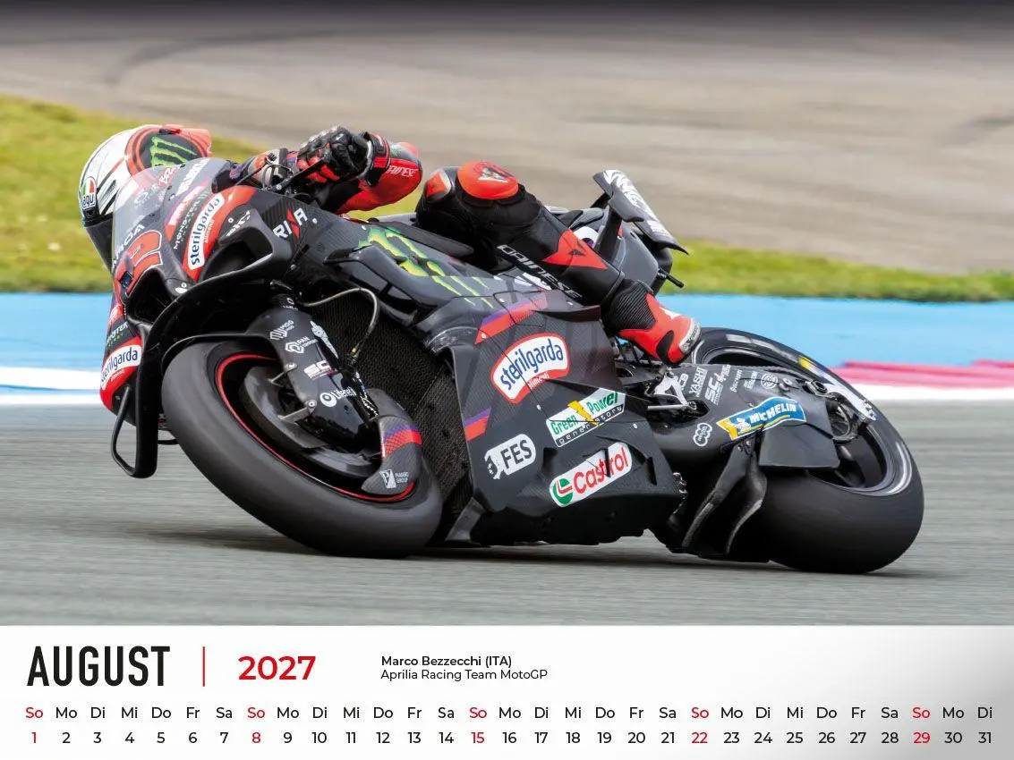 Bild: 9783948794965 | Motorrad Grand Prix Kalender 2027 | Frank Pommer | Kalender | Deutsch