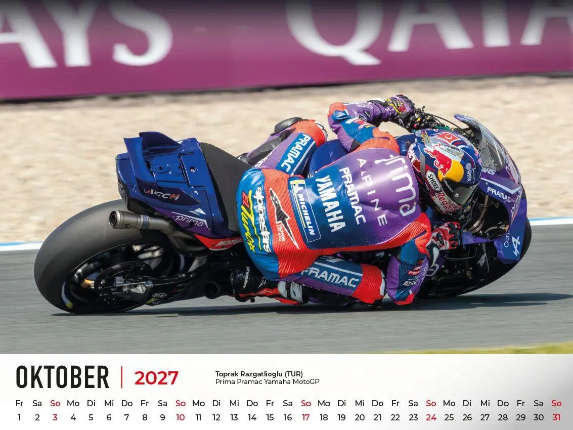 Bild: 9783948794965 | Motorrad Grand Prix Kalender 2027 | Frank Pommer | Kalender | Deutsch