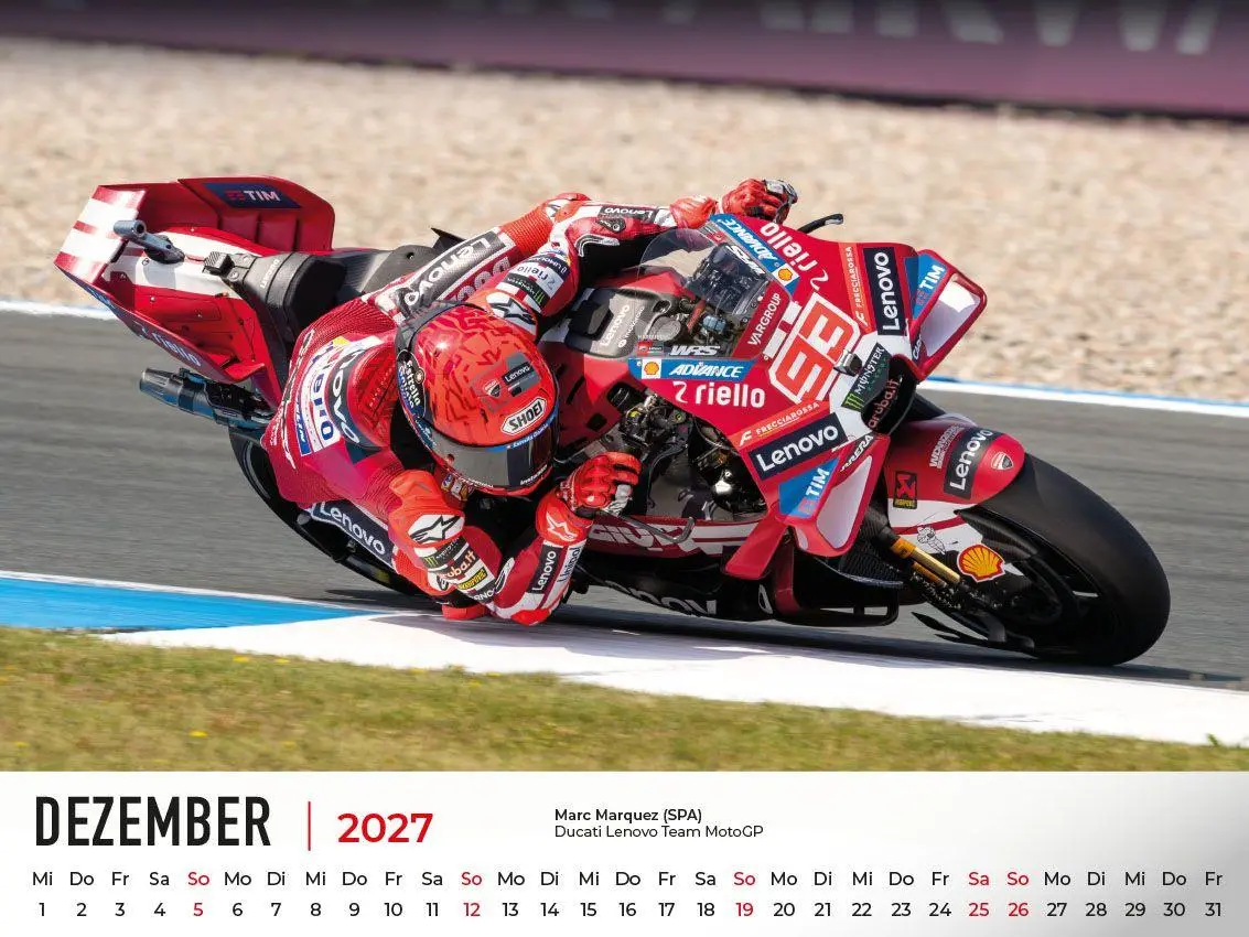 Bild: 9783948794965 | Motorrad Grand Prix Kalender 2027 | Frank Pommer | Kalender | Deutsch