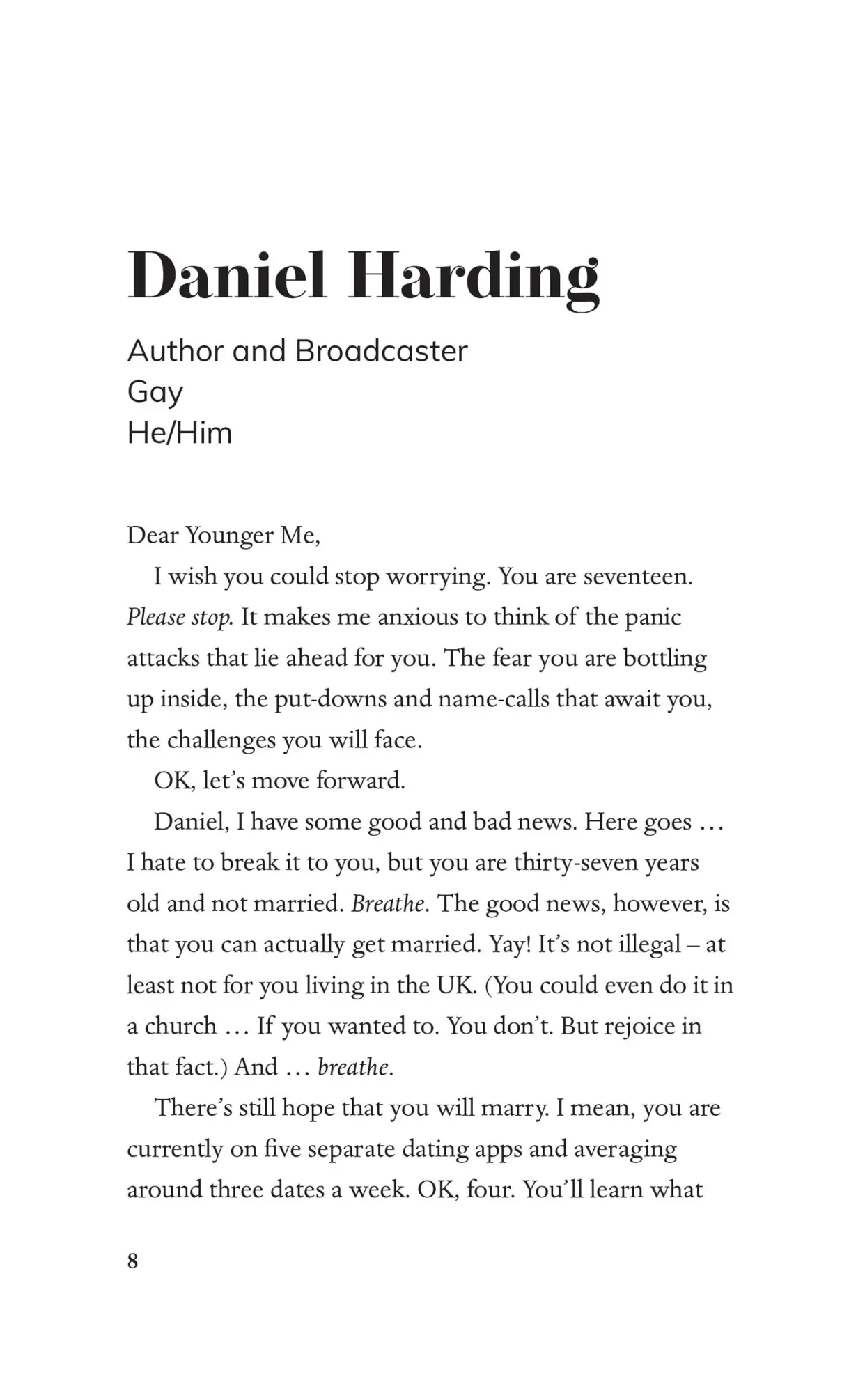 Bild: 9780008685065 | Letters to My Younger Queer Self | Daniel Harding | Buch | Englisch