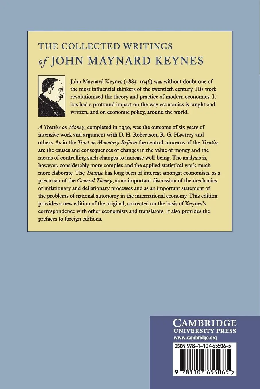 Rückseite: 9781107655065 | The Collected Writings of John Maynard Keynes | John Maynard Keynes