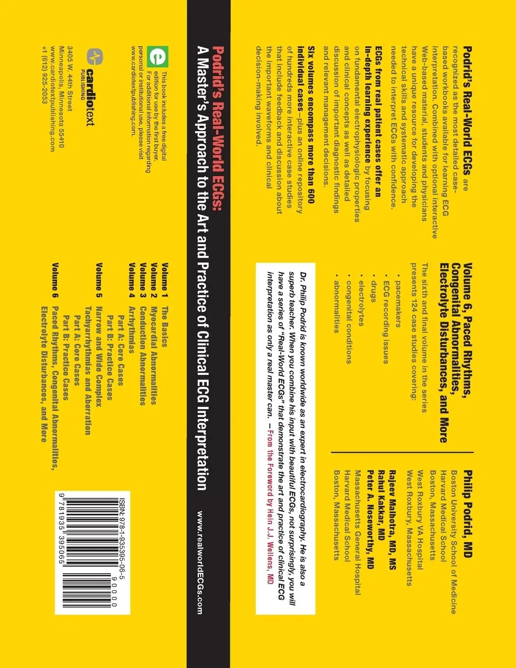Rückseite: 9781935395065 | Podrid's Real-World ECGs | Philip Podrid (u. a.) | Taschenbuch | 2016