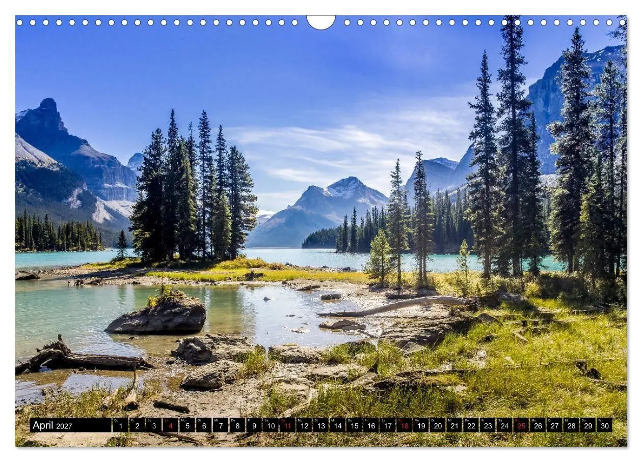 Bild: 9783594235065 | West-Kanada (Wandkalender 2027 DIN A3 quer), CALVENDO Monatskalender