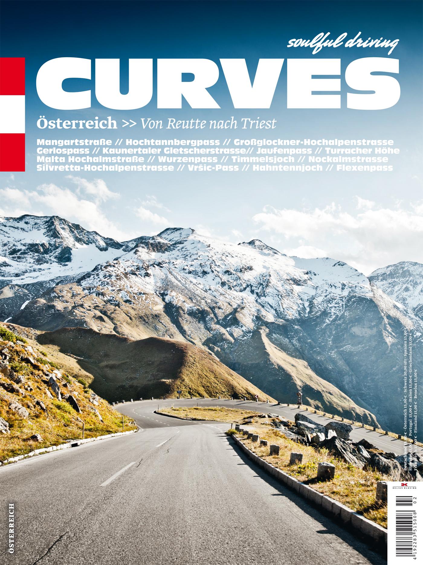 Cover: 9783667115065 | CURVES Österreich | Band 5: Von Reutte nach Triest | Stefan Bogner