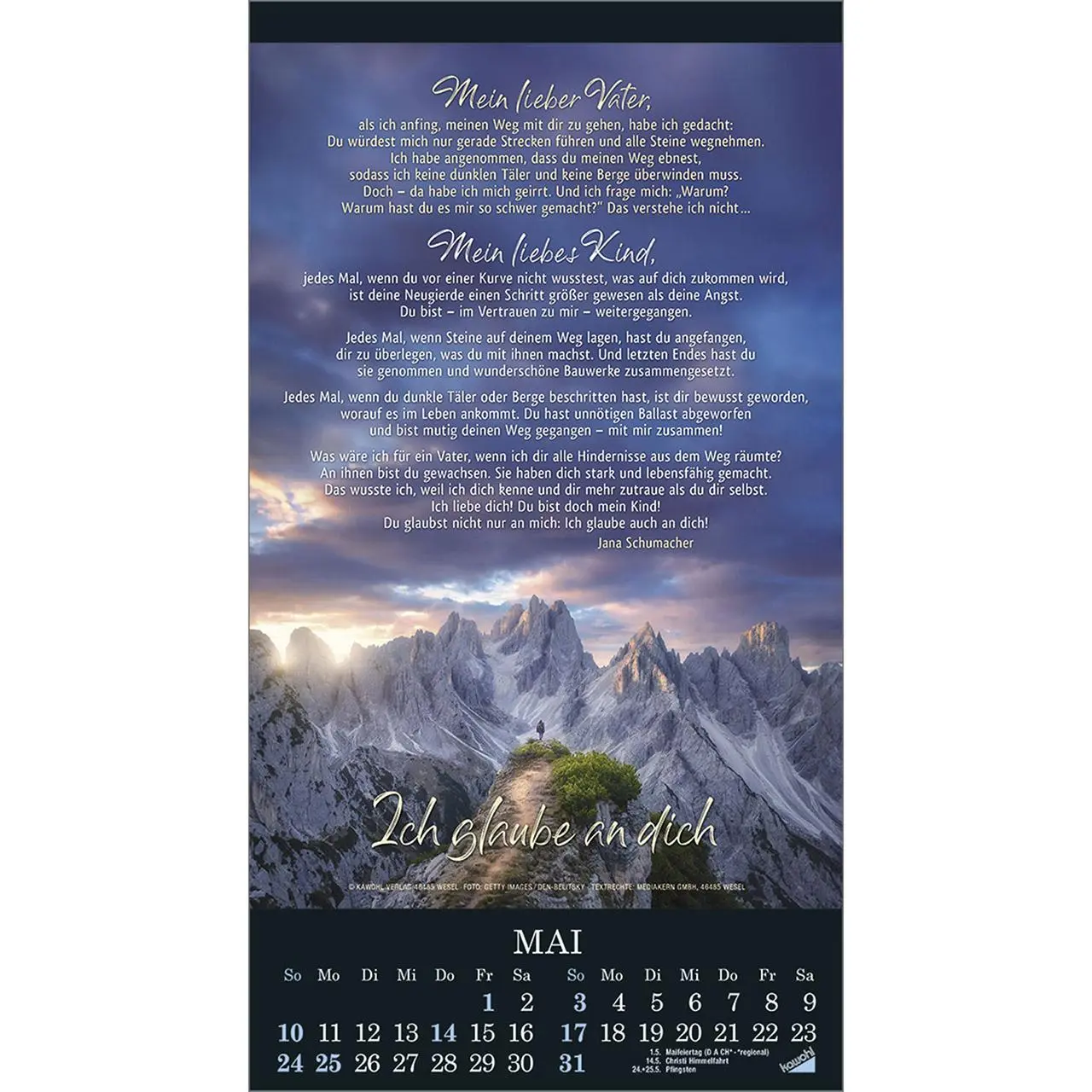 Bild: 9783754855065 | Die Wunder deiner Werke 2026 | Besinnungskalender | Kalender | 14 S.