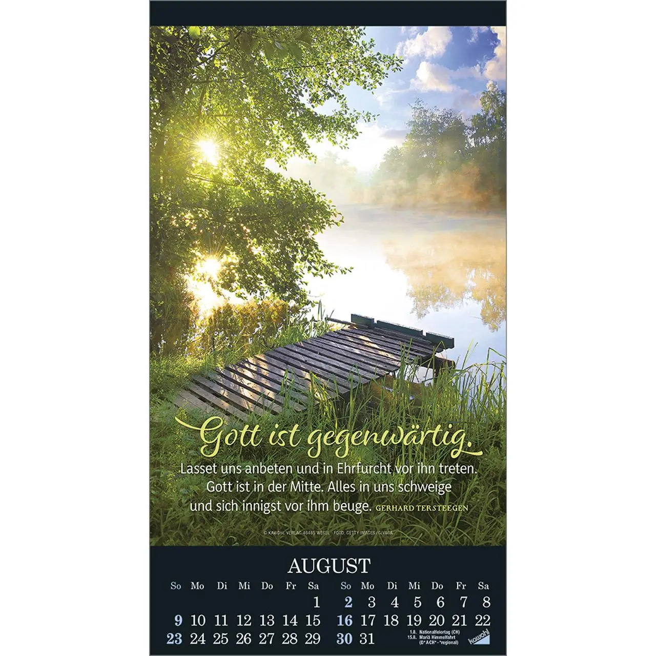 Bild: 9783754855065 | Die Wunder deiner Werke 2026 | Besinnungskalender | Kalender | 14 S.
