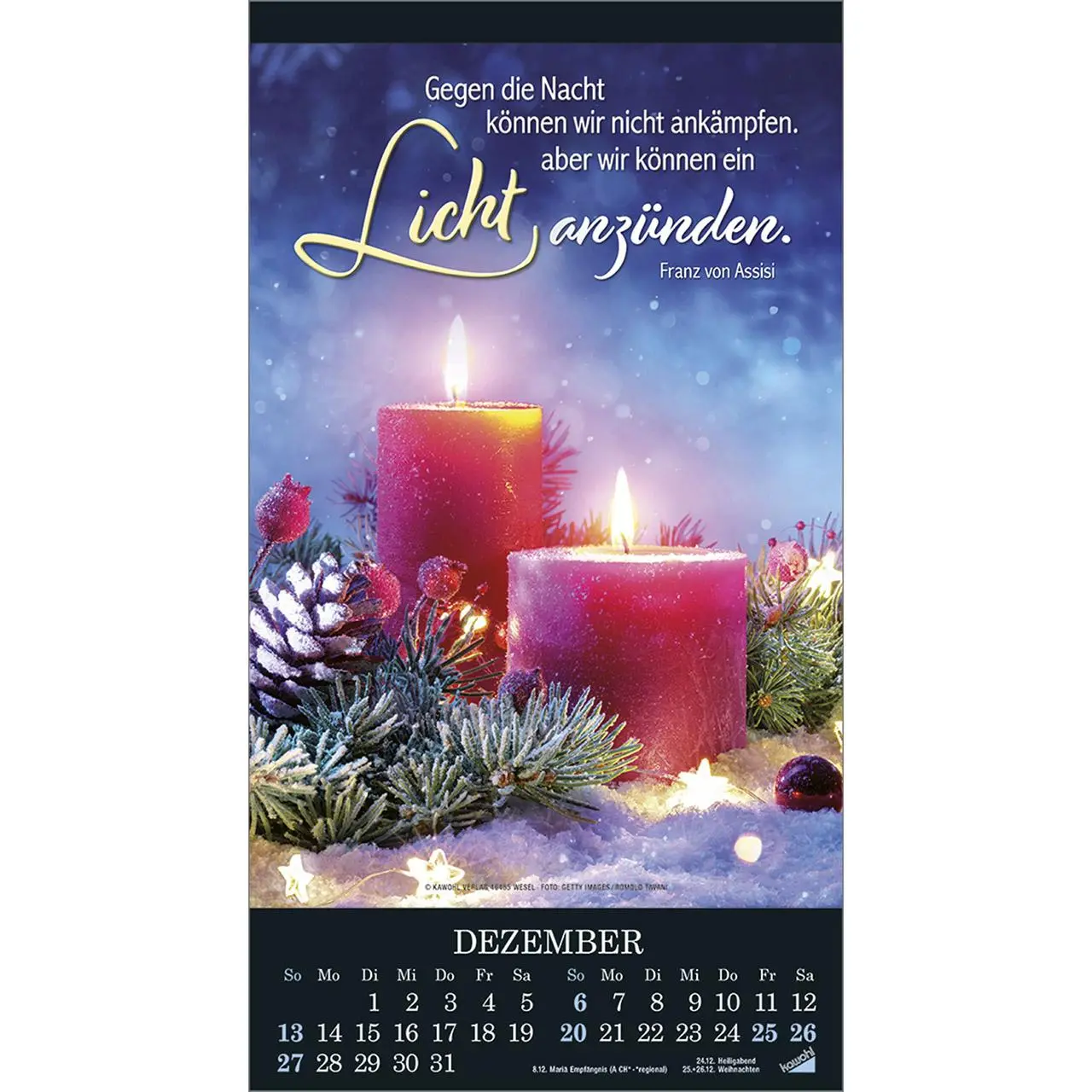 Bild: 9783754855065 | Die Wunder deiner Werke 2026 | Besinnungskalender | Kalender | 14 S.