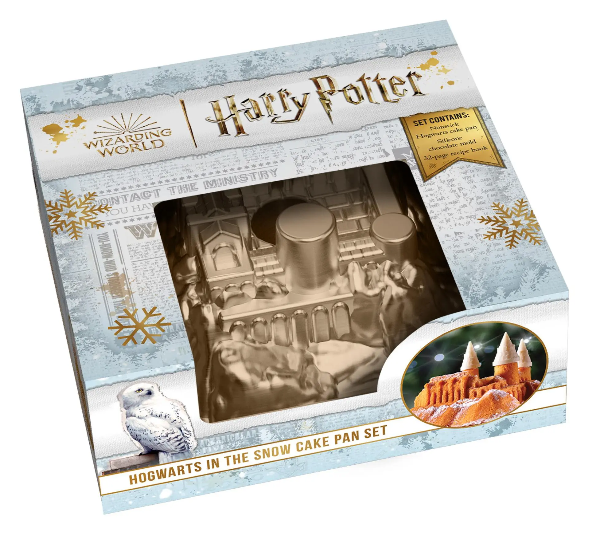 Cover: 9798886635065 | Harry Potter: Hogwarts in the Snow Cake Pan Set | Insight Editions