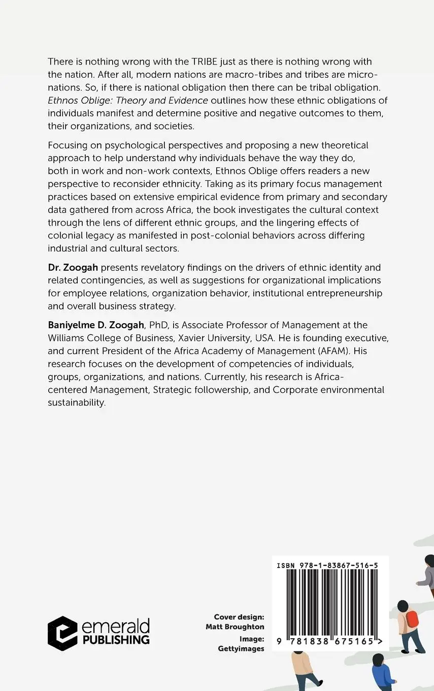 Rückseite: 9781838675165 | Ethnos Oblige | Baniyelme D. Zoogah | Buch | Gebunden | Englisch