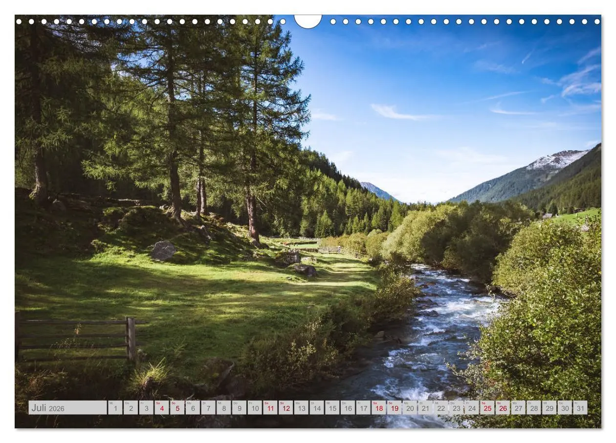 Bild: 9783457845165 | Das Ahrntal (Wandkalender 2026 DIN A3 quer), CALVENDO Monatskalender