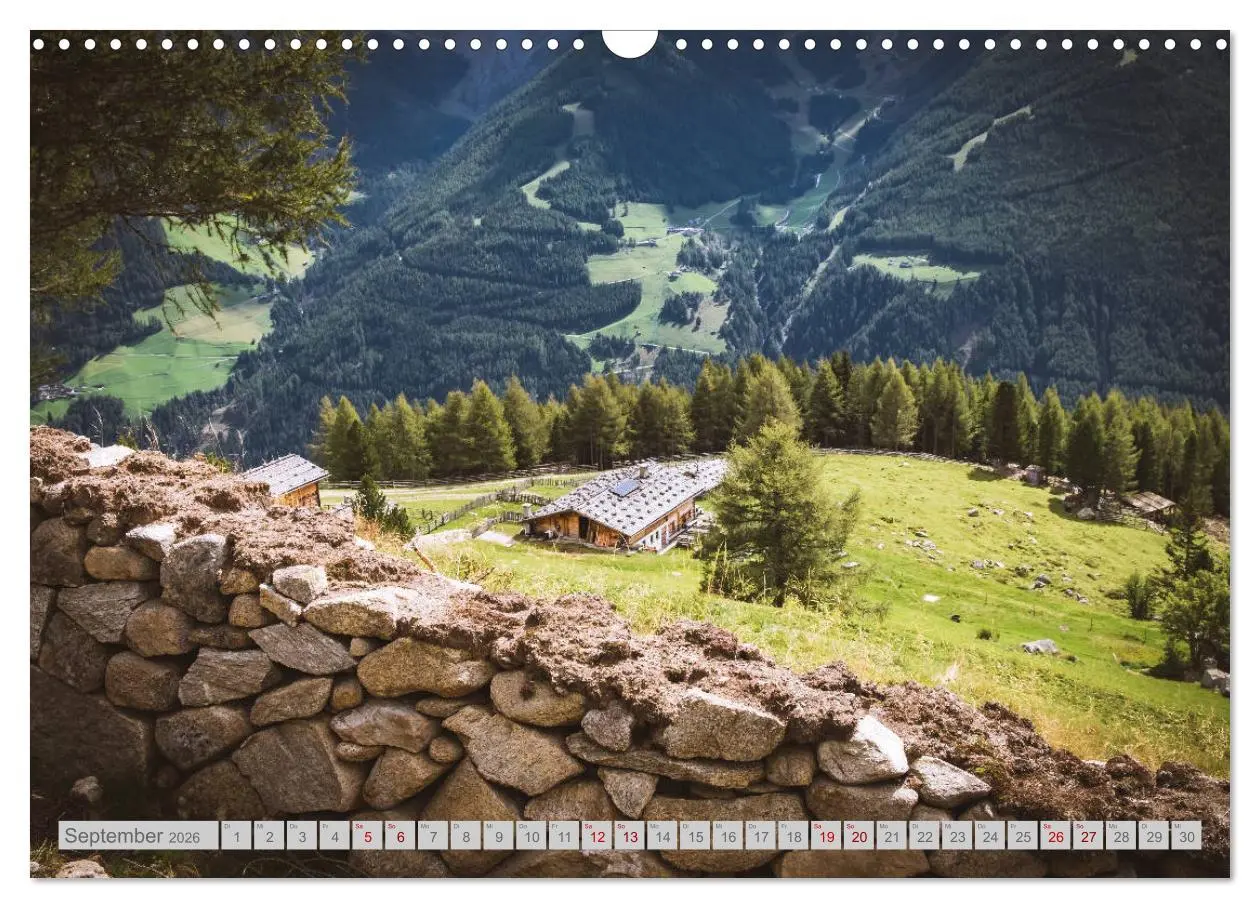 Bild: 9783457845165 | Das Ahrntal (Wandkalender 2026 DIN A3 quer), CALVENDO Monatskalender
