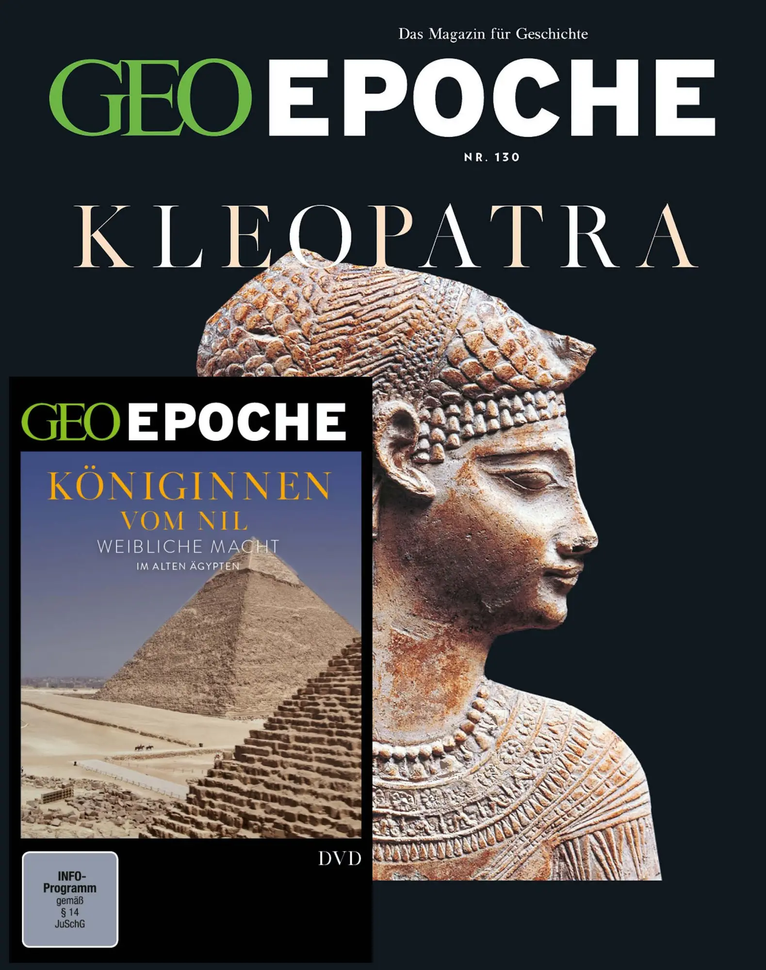Cover: 9783652015165 | GEO Epoche (mit DVD) / GEO Epoche mit DVD 130/2024 - Kleopatra | 2025