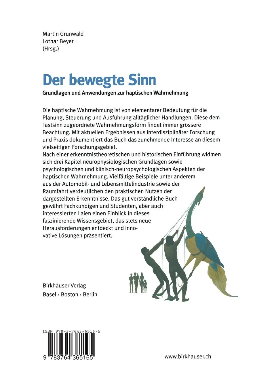 Rückseite: 9783764365165 | Der bewegte Sinn | Lothar Beyer (u. a.) | Taschenbuch | viii | Deutsch