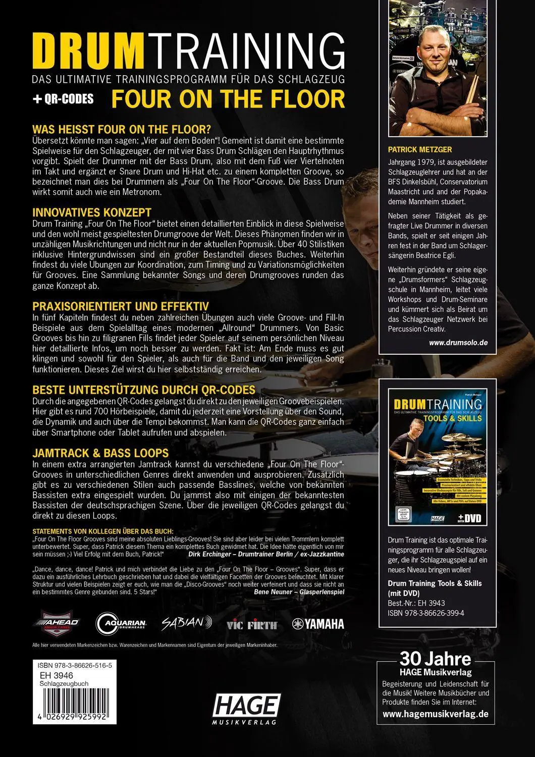 Bild: 9783866265165 | Drum Training Four On The Floor | Patrick Metzger | Taschenbuch | 2021