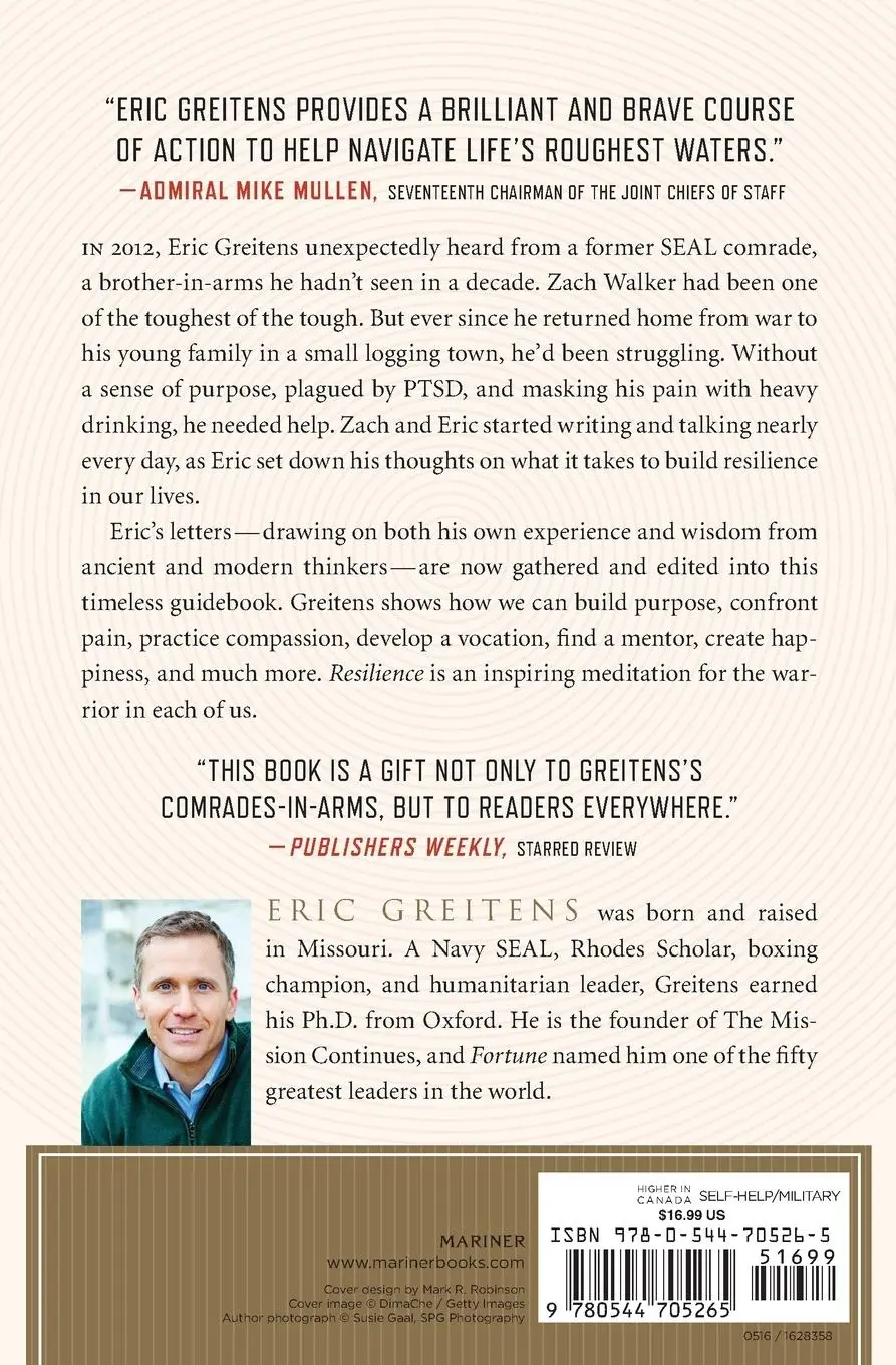 Rückseite: 9780544705265 | Resilience | Hard-Won Wisdom for Living a Better Life | Eric Greitens
