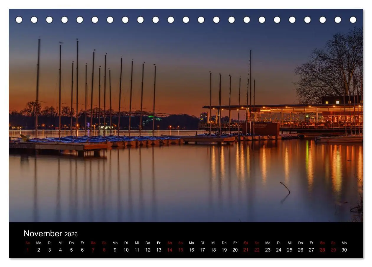 Bild: 9783457765265 | Hannover bei Nacht 2026 (Tischkalender 2026 DIN A5 quer), CALVENDO...
