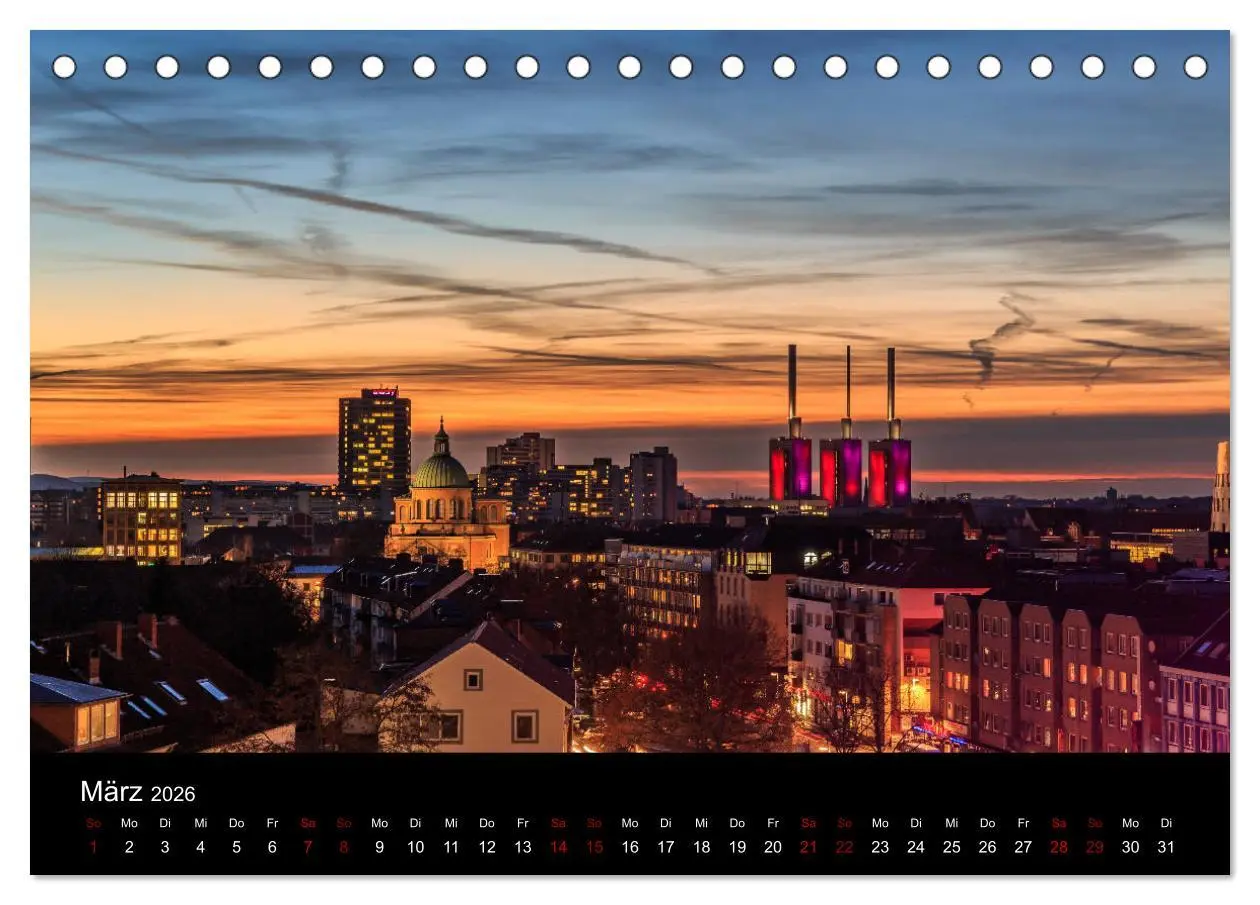 Bild: 9783457765265 | Hannover bei Nacht 2026 (Tischkalender 2026 DIN A5 quer), CALVENDO...