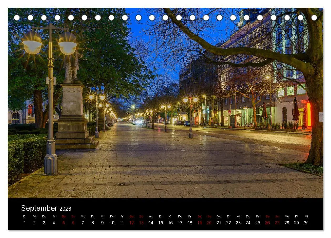 Bild: 9783457765265 | Hannover bei Nacht 2026 (Tischkalender 2026 DIN A5 quer), CALVENDO...