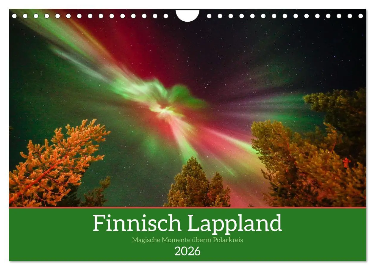 Cover: 9783516235265 | Finnisch Lappland (Wandkalender 2026 DIN A4 quer), CALVENDO...