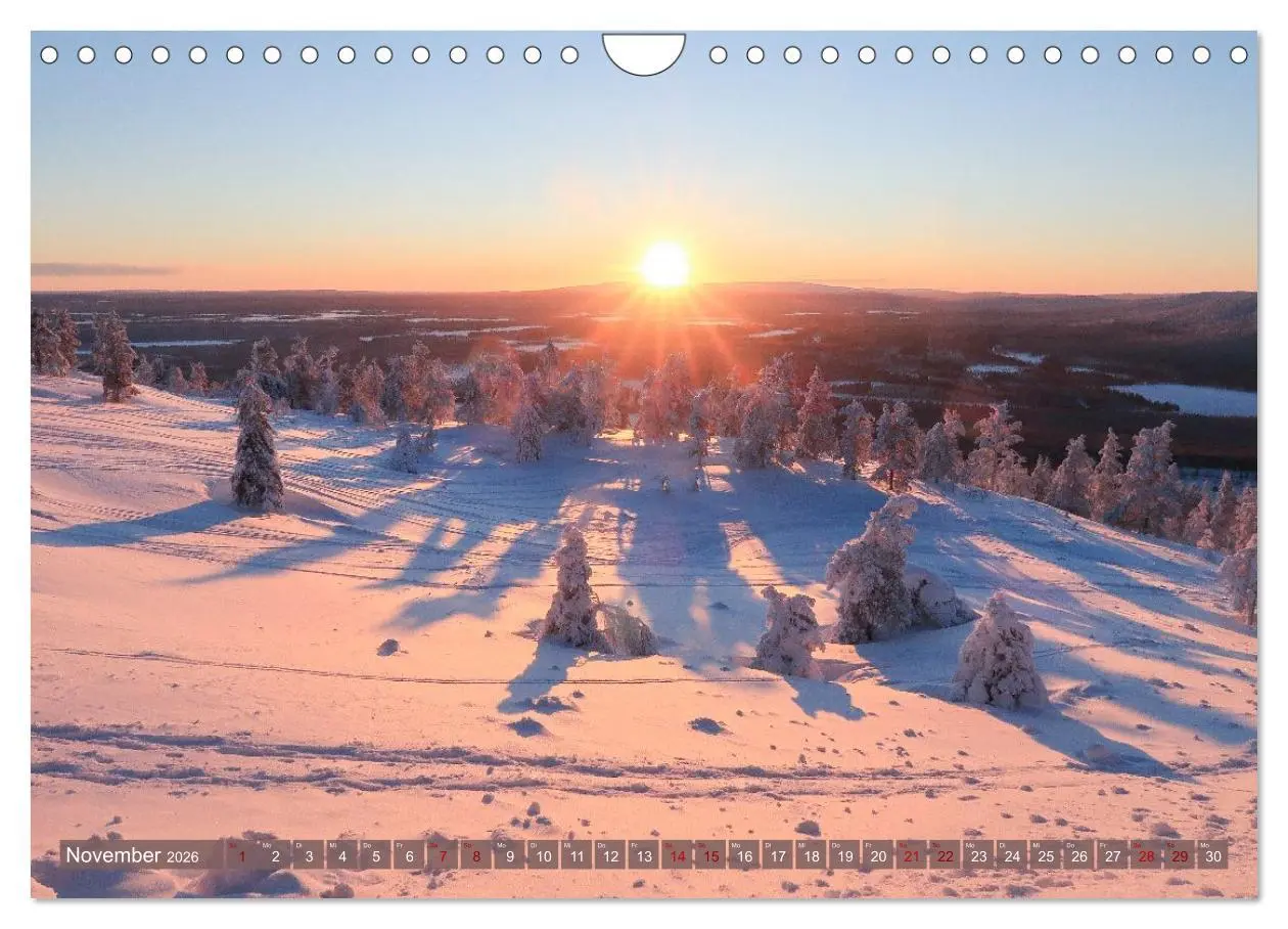 Bild: 9783516235265 | Finnisch Lappland (Wandkalender 2026 DIN A4 quer), CALVENDO...