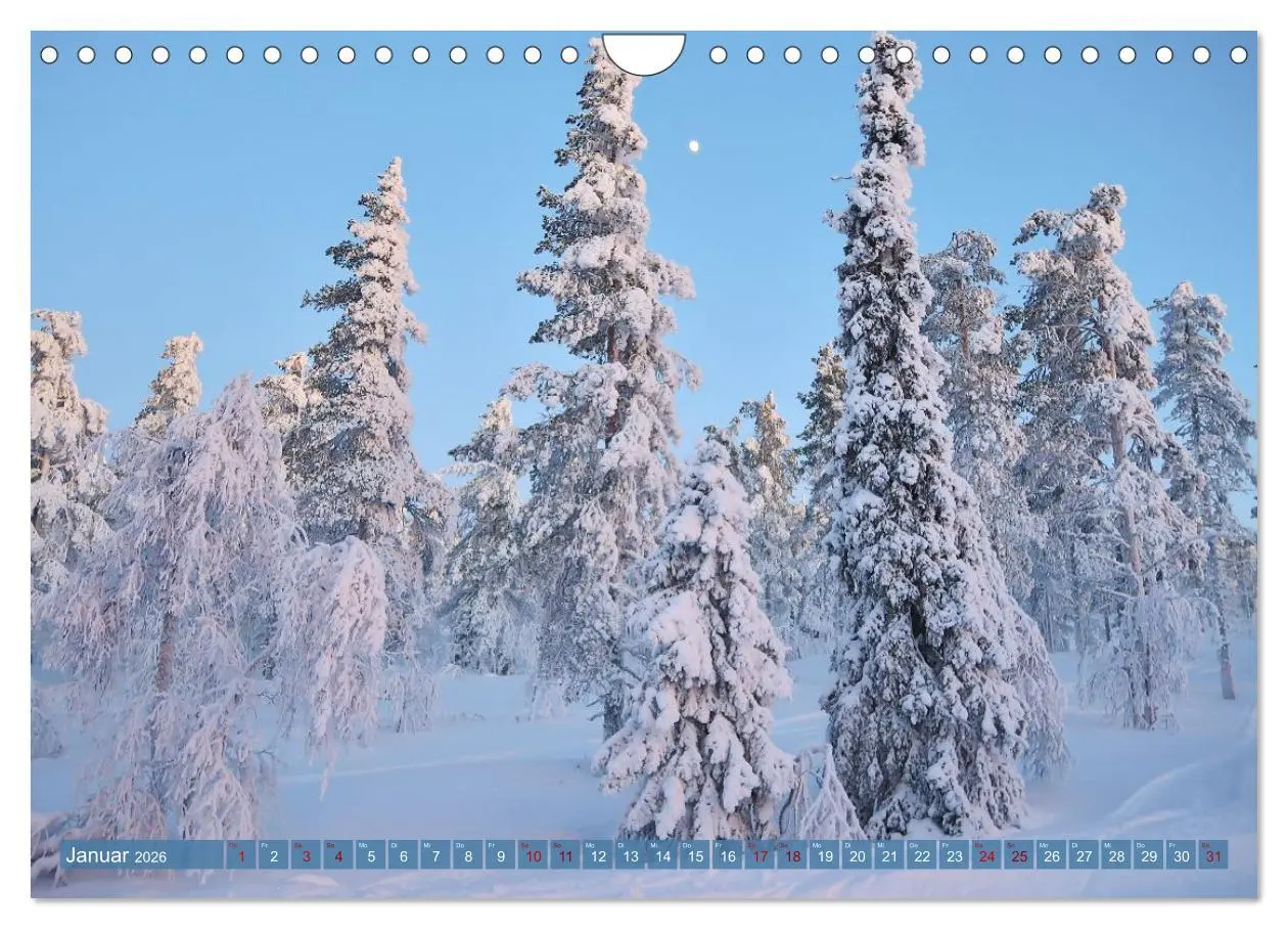 Bild: 9783516235265 | Finnisch Lappland (Wandkalender 2026 DIN A4 quer), CALVENDO...