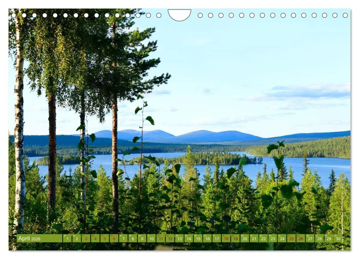 Bild: 9783516235265 | Finnisch Lappland (Wandkalender 2026 DIN A4 quer), CALVENDO...