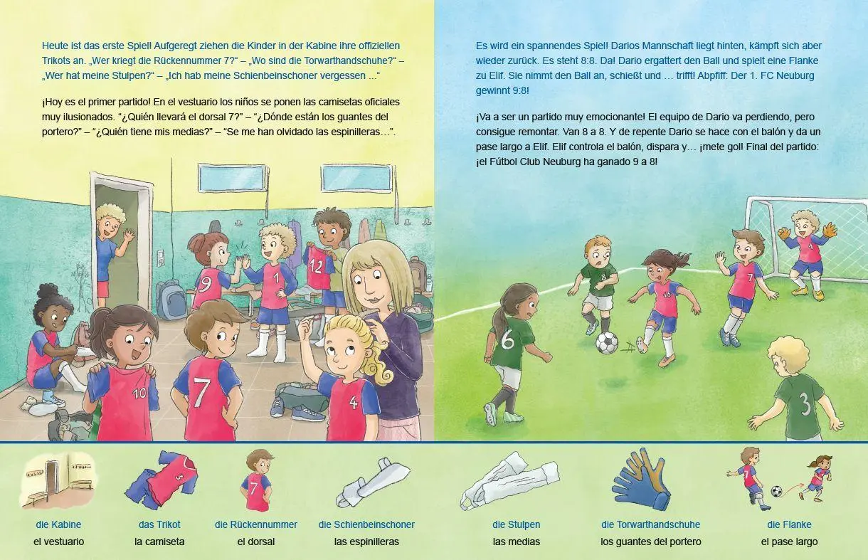 Bild: 9783695055265 | Fußball (Deutsch-Spanisch) | Zweisprachiges Kinderbuch | Susanne Böse
