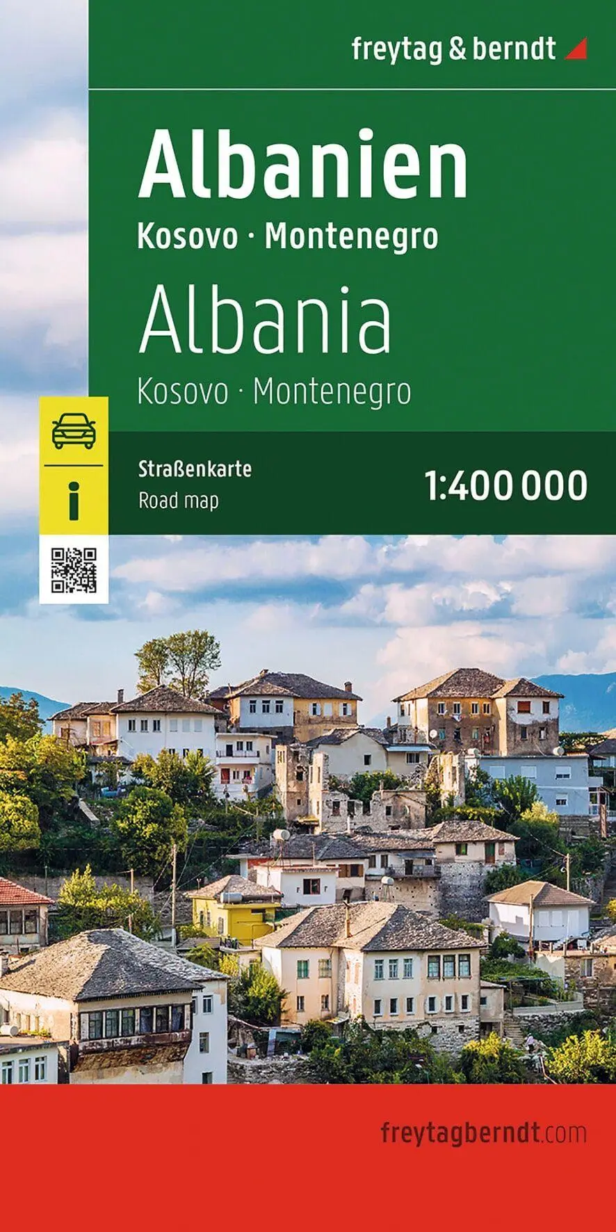 Cover: 9783707925265 | freytag &amp; berndt Straßenkarte Albanien, Kosovo - Montenegro 1:400.000