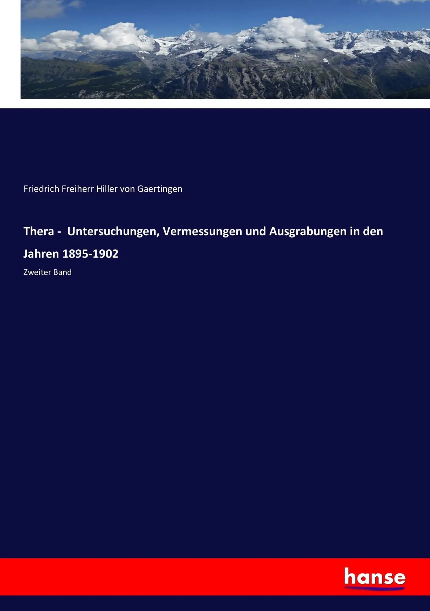 Cover: 9783744625265 | Thera - Untersuchungen, Vermessungen und Ausgrabungen in den Jahren...