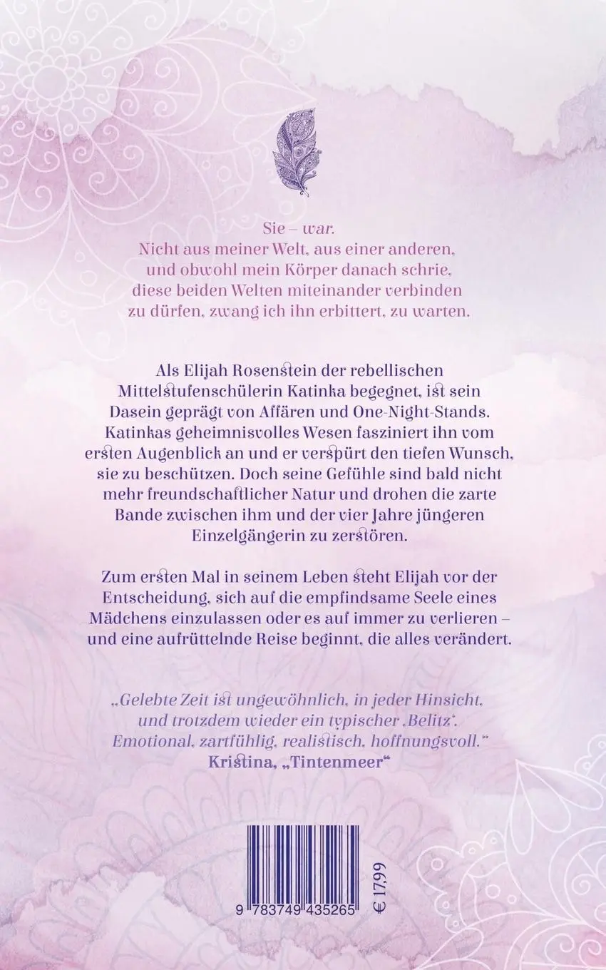 Rückseite: 9783749435265 | Gelebte Zeit | Bettina Belitz | Taschenbuch | 460 S. | Deutsch | 2019