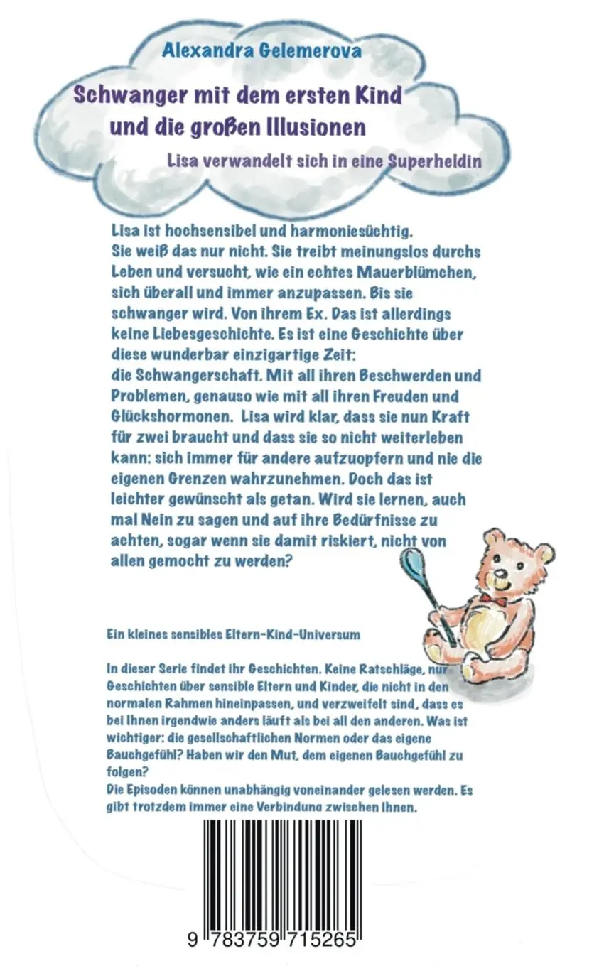 Rückseite: 9783759715265 | Schwanger mit dem ersten Kind und die großen Illusionen | Gelemerova