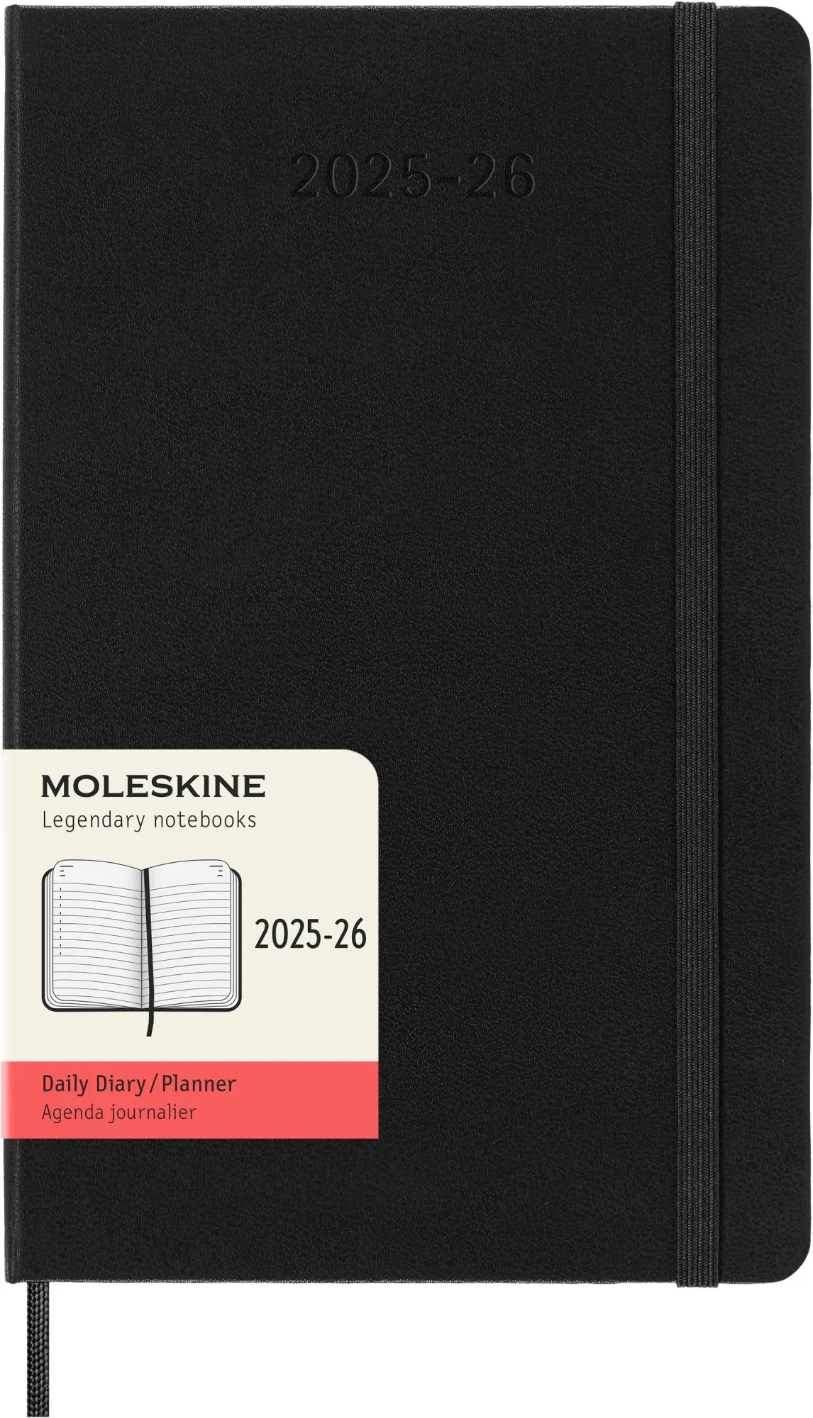 Bild: 8056999275365 | Moleskine 18 Monate Tagesnotizkalender 2025/2026, L/A5, 1 Tag = 1...