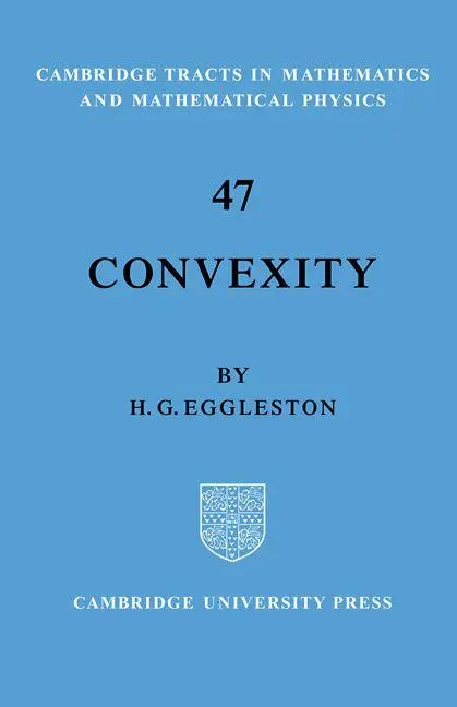 Cover: 9780521095365 | Convexity | Harold Gordon Eggleston (u. a.) | Taschenbuch | Englisch Cover: 9780521095365 | Convexity | Harold Gordon Eggleston (u. a.) | Taschenbuch | Englisch